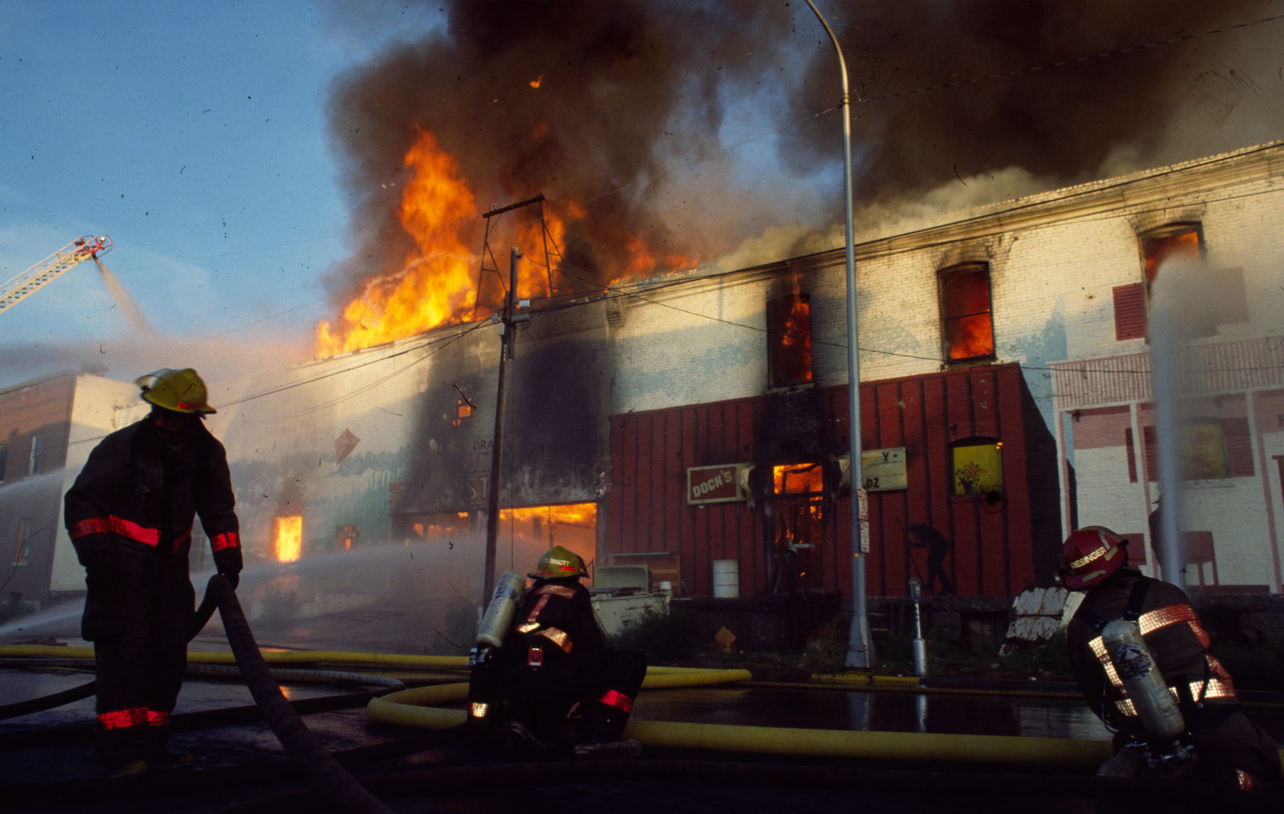Fire at 2707 Minnesota Avenue, October 8, 1991